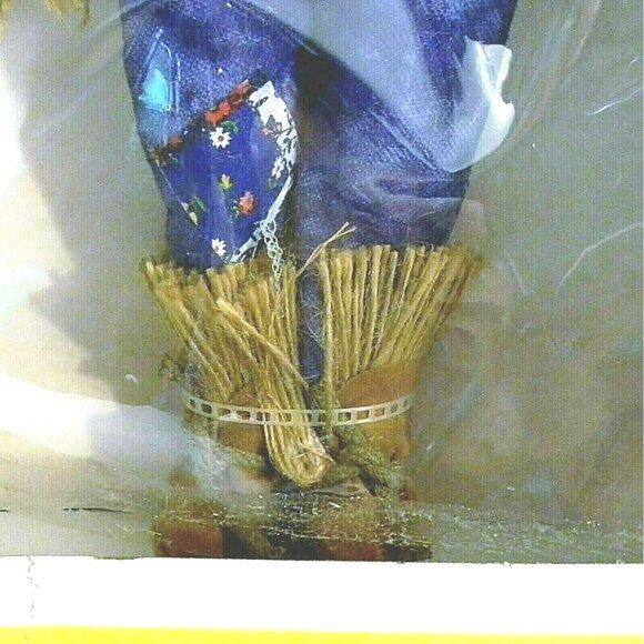 Effanbee 1987 Straw Man Doll Scarecrow Figure Original Box 11" Collectible - Picture 4 of 9